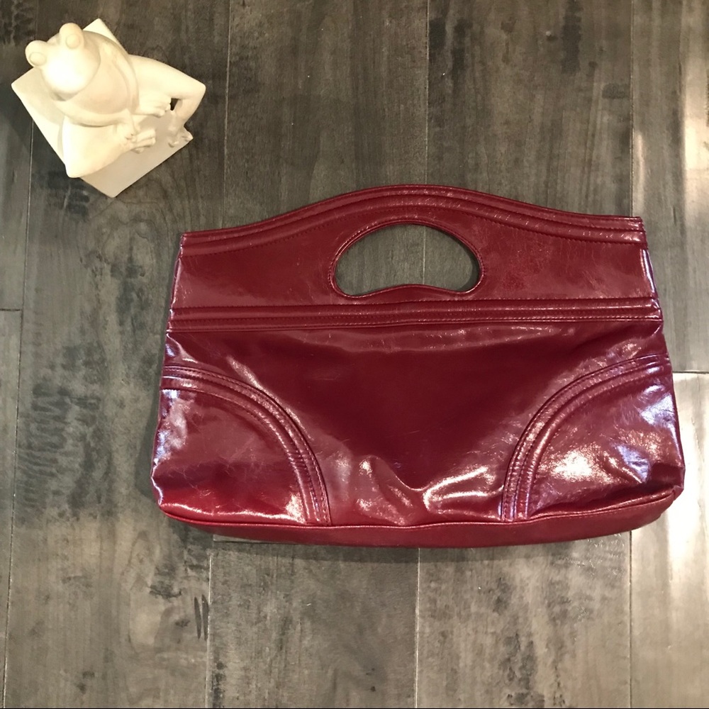 Retro 80’s Clutch, Blood Red